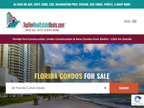 'toptenrealestatedeals.com' screenshot