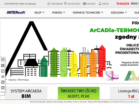 'intersoft.pl' screenshot