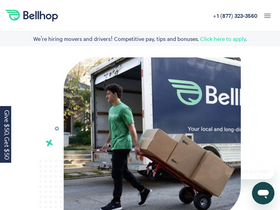 'getbellhops.com' screenshot
