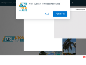'litoralnarede.com.br' screenshot