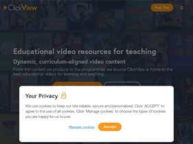 'clickview.co.uk' screenshot