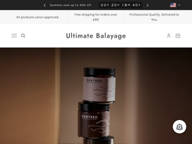 ultimatebalayage.com homepage screenshot