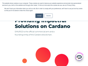 'emurgo.io' screenshot