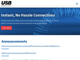 'usb.org' screenshot