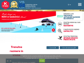 'rtc-krvavec.si' screenshot
