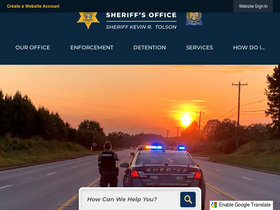 'yorkcountysheriff.com' screenshot