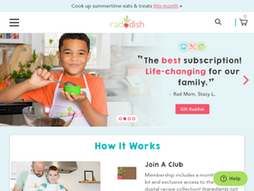 'raddishkids.com' screenshot