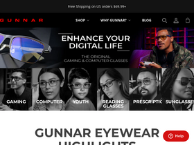 'gunnar.com' screenshot