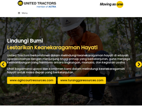 'unitedtractors.com' screenshot