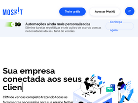 'moskitcrm.com' screenshot