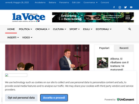 'lavoce.hr' screenshot