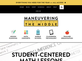 'maneuveringthemiddle.com' screenshot