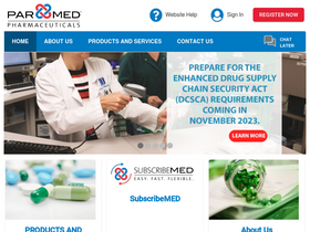 'parmed.com' screenshot