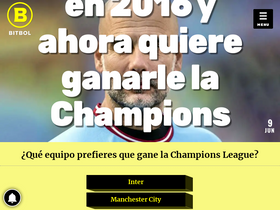 'bitbol.la' screenshot