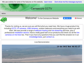 'camsecure.co.uk' screenshot