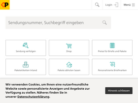 'post.ch' screenshot