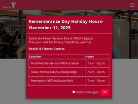 'ymcacalgary.org' screenshot