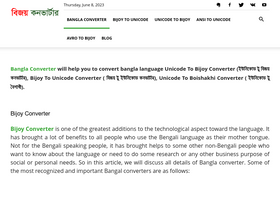 'bijoyconverter.com' screenshot