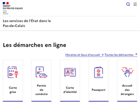 'pas-de-calais.gouv.fr' screenshot