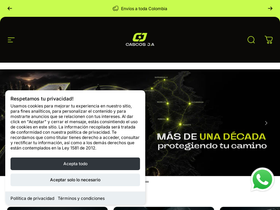 cascosja.com homepage screenshot