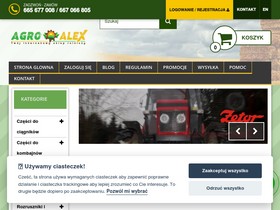 'agroalex.pl' screenshot