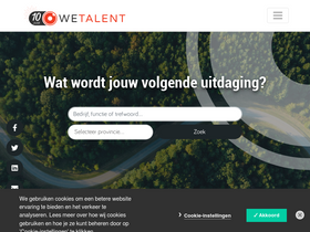 'wetalent.nl' screenshot