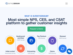 'surveysensum.com' screenshot