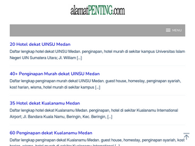 'alamatpenting.com' screenshot