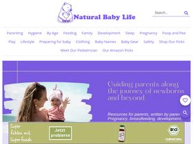 'naturalbabylife.com' screenshot