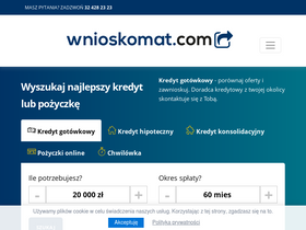 'wnioskomat.com' screenshot