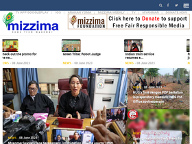 'mizzima.com' screenshot