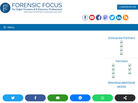 'forensicfocus.com' screenshot