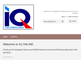 iqtechnology.net.au homepage screenshot