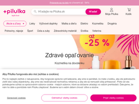'pilulka.sk' screenshot