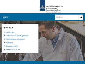 'nvwa.nl' screenshot