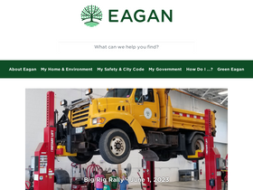 'cityofeagan.com' screenshot