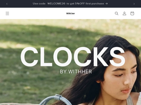 withhermy.com homepage screenshot