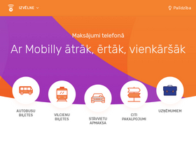 'mobilly.lv' screenshot
