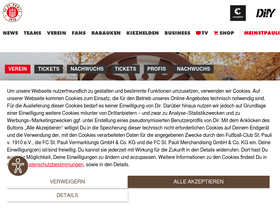 'fcstpauli.com' screenshot