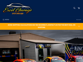 excelgarage.com.au homepage screenshot