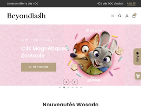 BeyondLash website screenshot