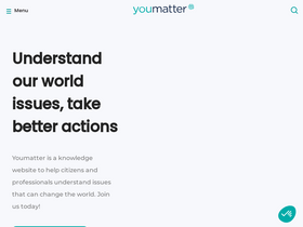 'youmatter.world' screenshot