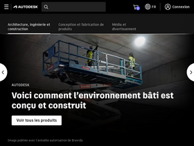 'autodesk.fr' screenshot