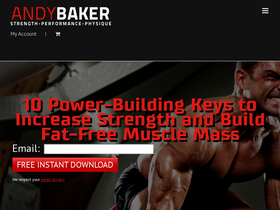 'andybaker.com' screenshot