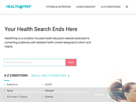 'healthprep.com' screenshot