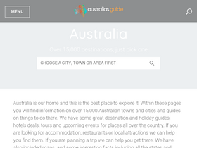 'australias.guide' screenshot
