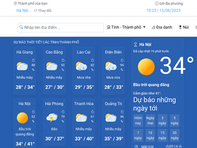 'thoitiet.vn' screenshot