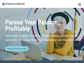 'monumetric.com' screenshot
