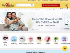 'myflowertree.com' screenshot