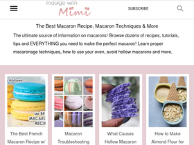 'indulgewithmimi.com' screenshot